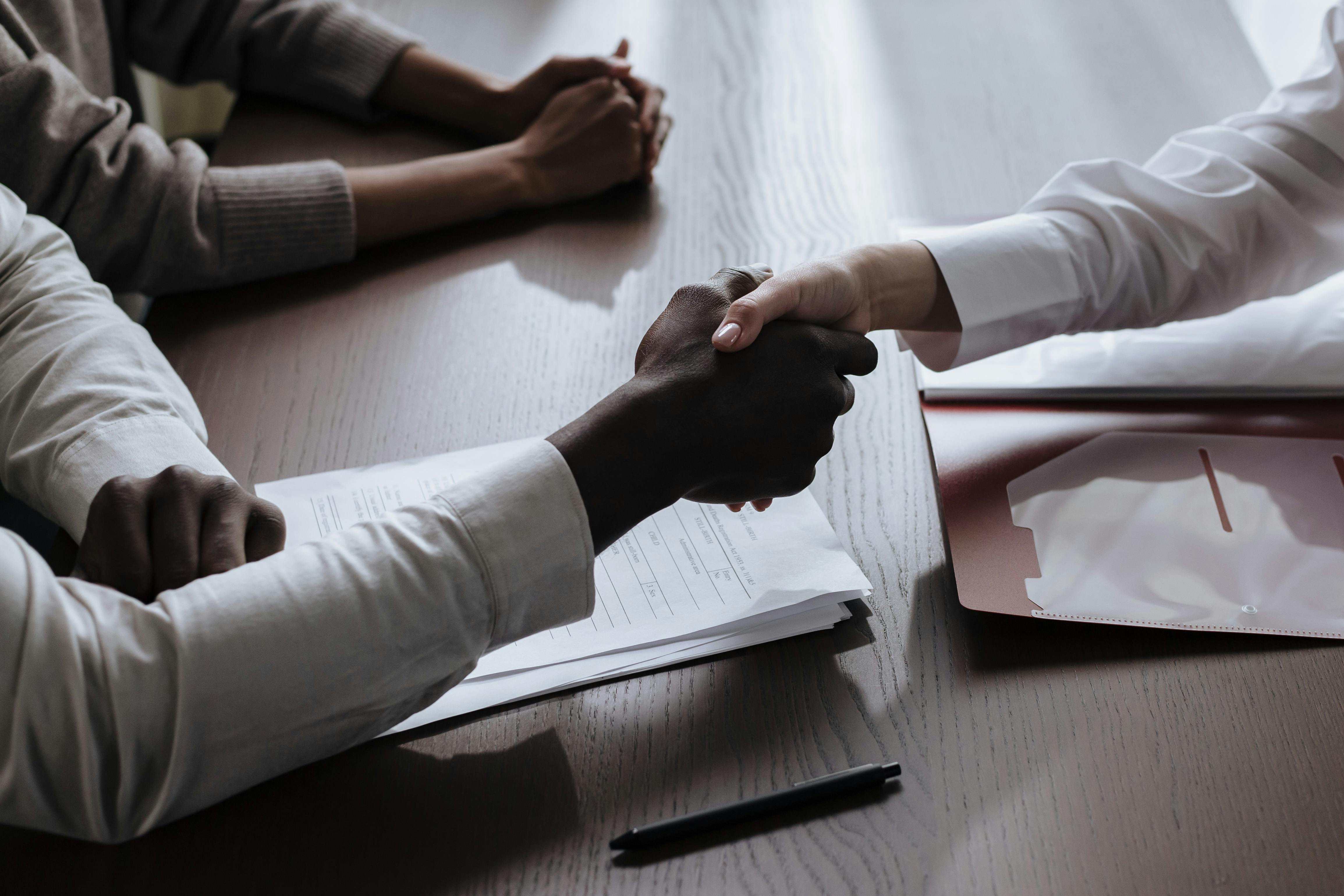 Partners — closing a property deal